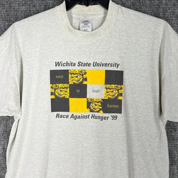 Wichita State University‎ Shirt Mens XL Alumni College Tee Vintage 90s Academia - Picture 1 of 9